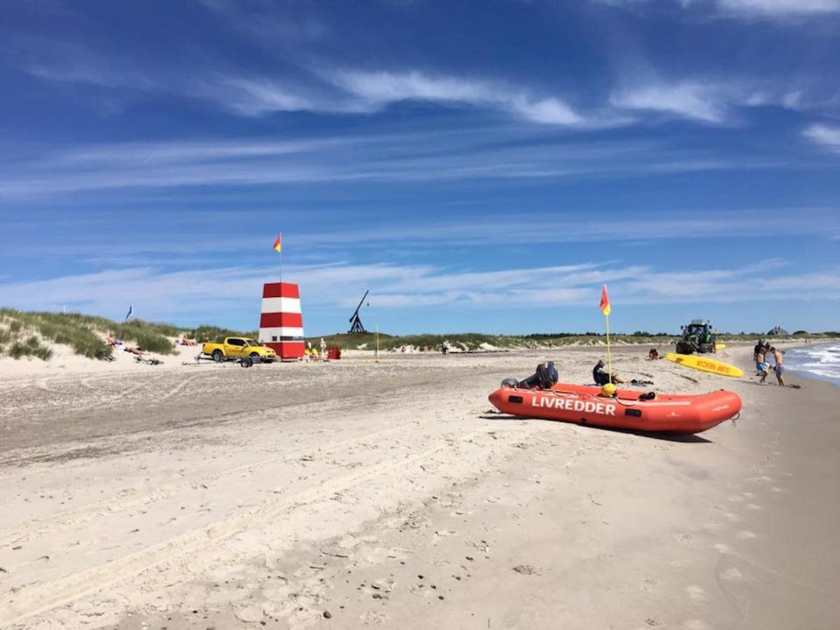 Ferie Lejlighed I Skagen -Huset Med Den Gronne Dor Exterior photo